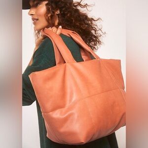Free People Cloud Commuter Tote quilted vegan leather weekender bag